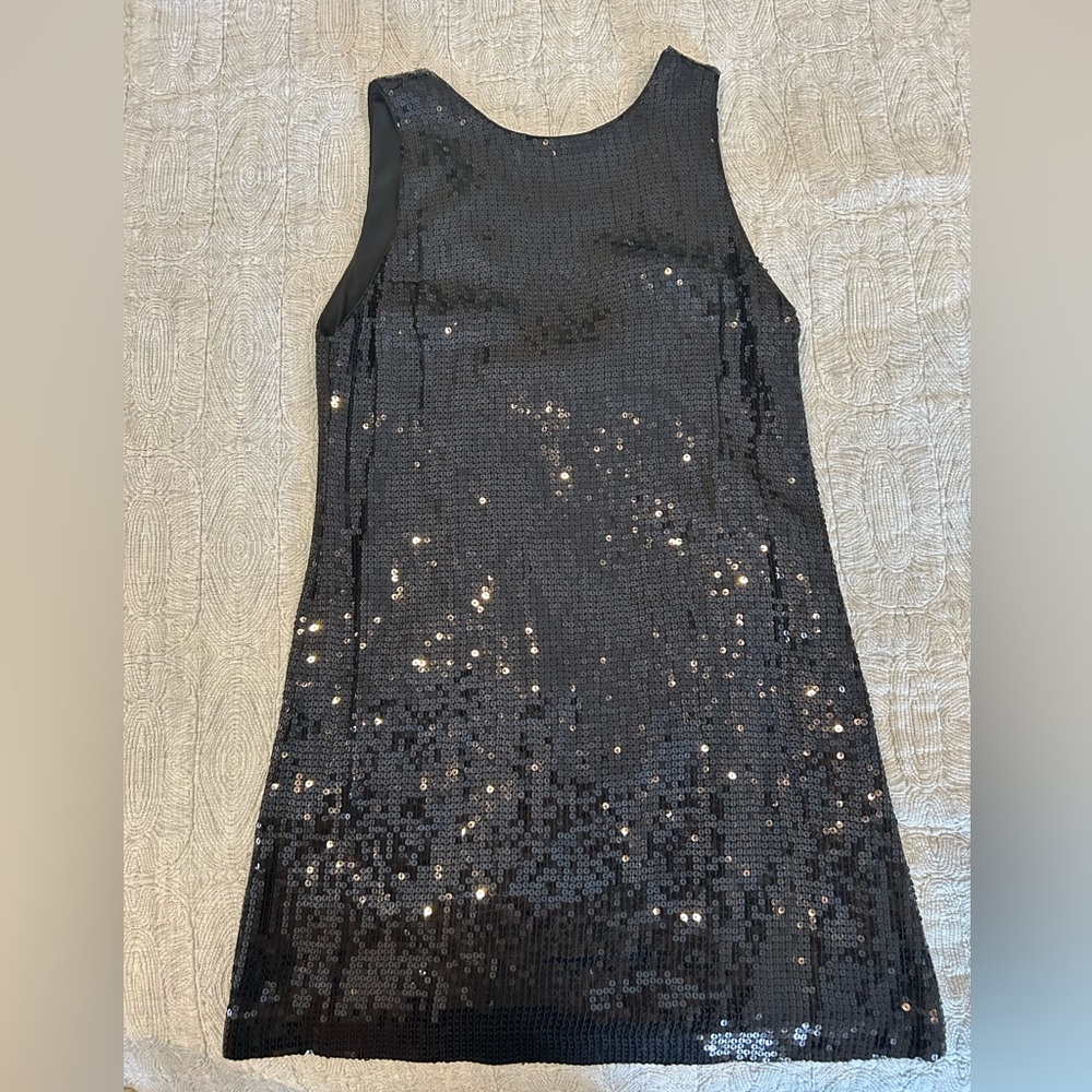 Alice + Olivia Black Sequin Dress NWOT